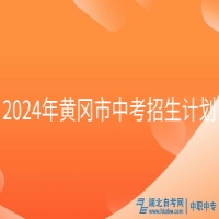 2024年黃岡市中考招生計劃